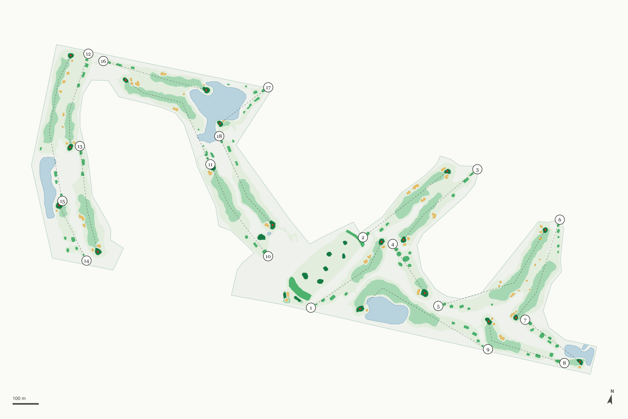 Map of The Legend at Bergamont