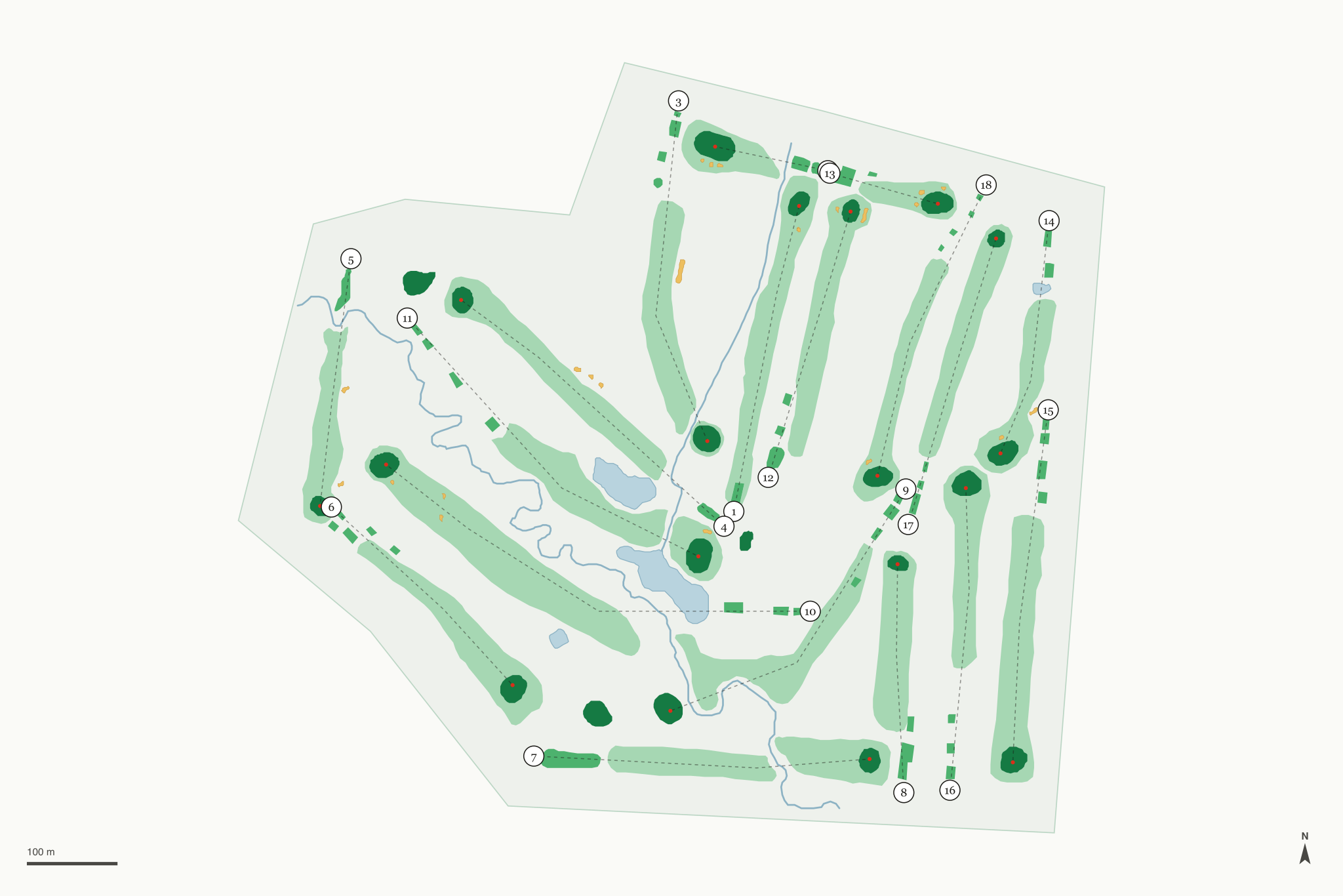 Map of Clearview Golf Club