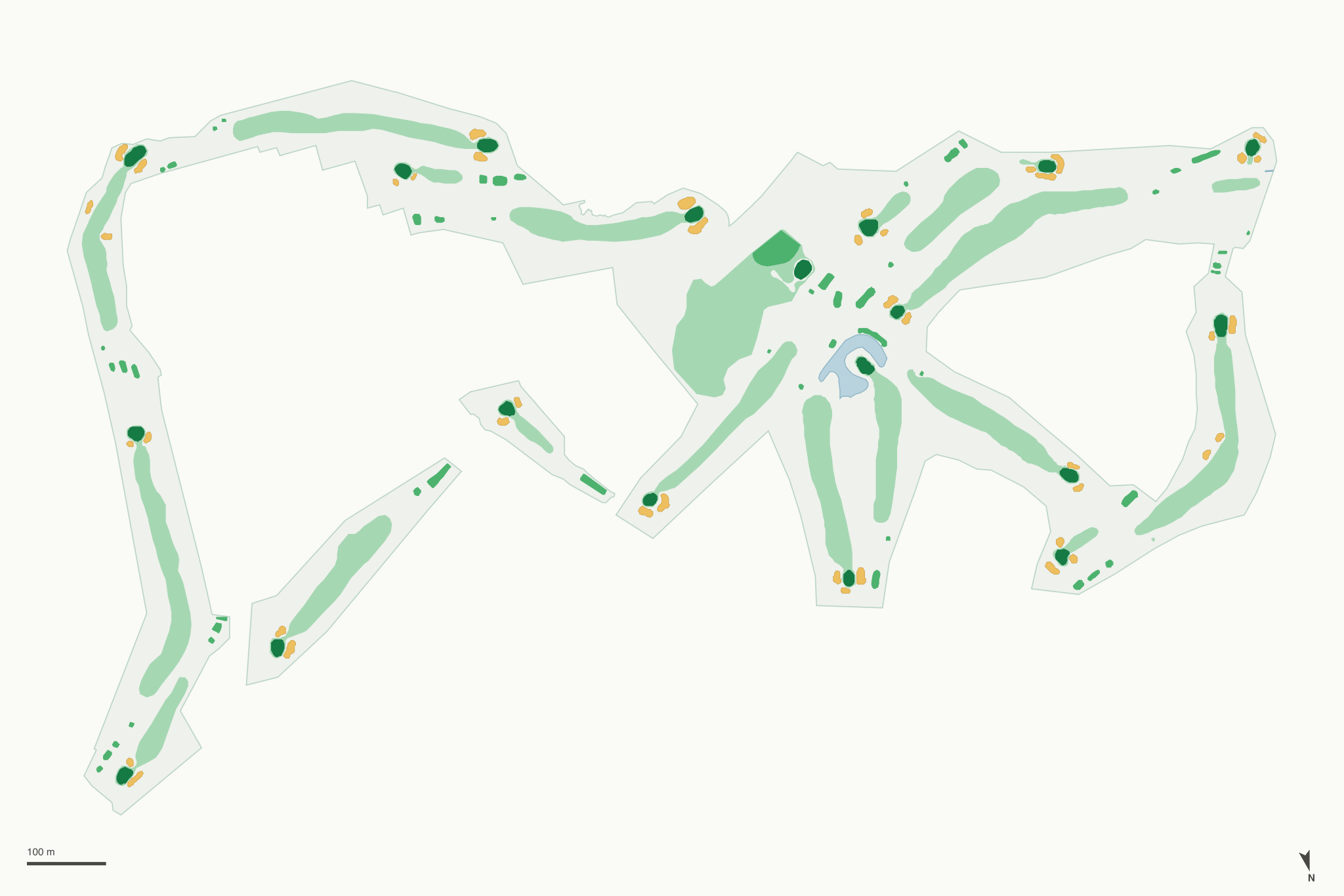 Map of Canyon Lake Golf & Country Club