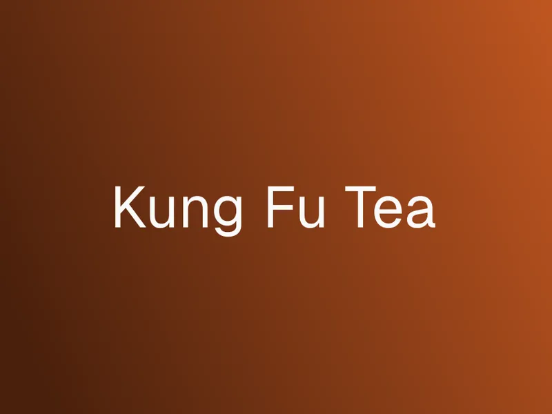 Kung Fu Tea - Bubble Tea and Dessert Cafe