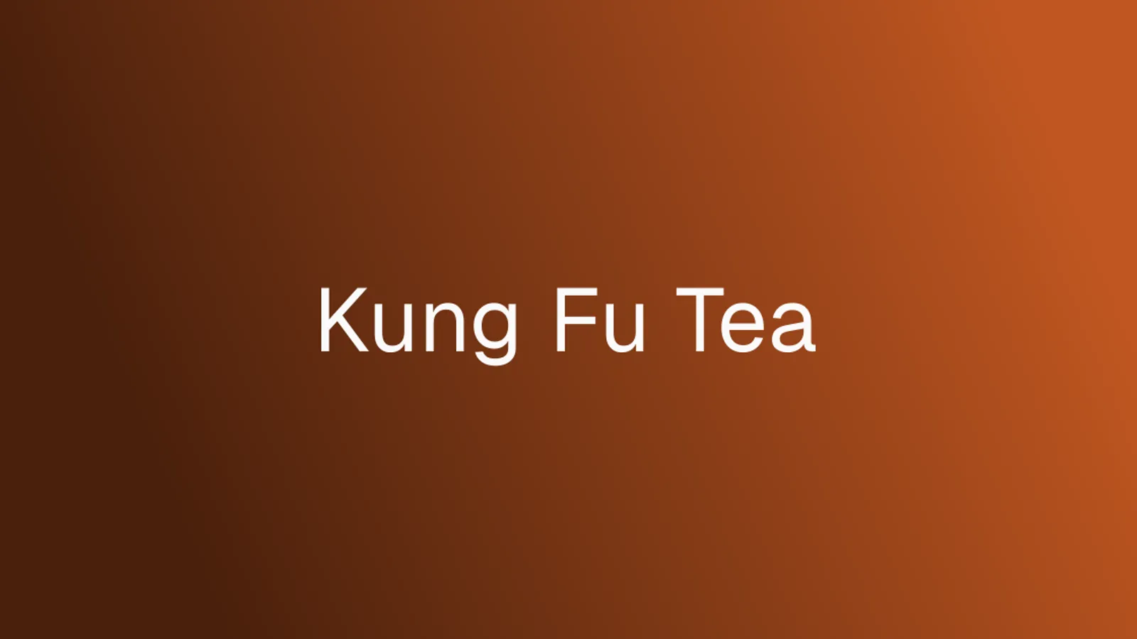 Kung Fu Tea - Bubble Tea and Dessert Cafe