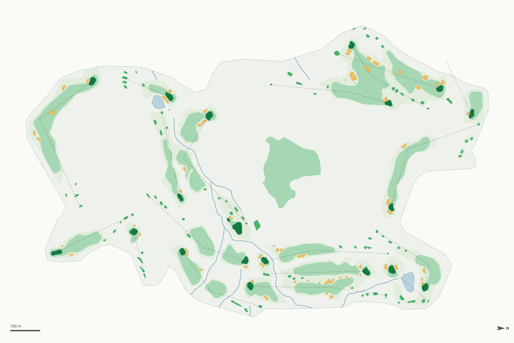 Map of Hidden Valley Golf Club