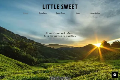Little Sweet website homepage