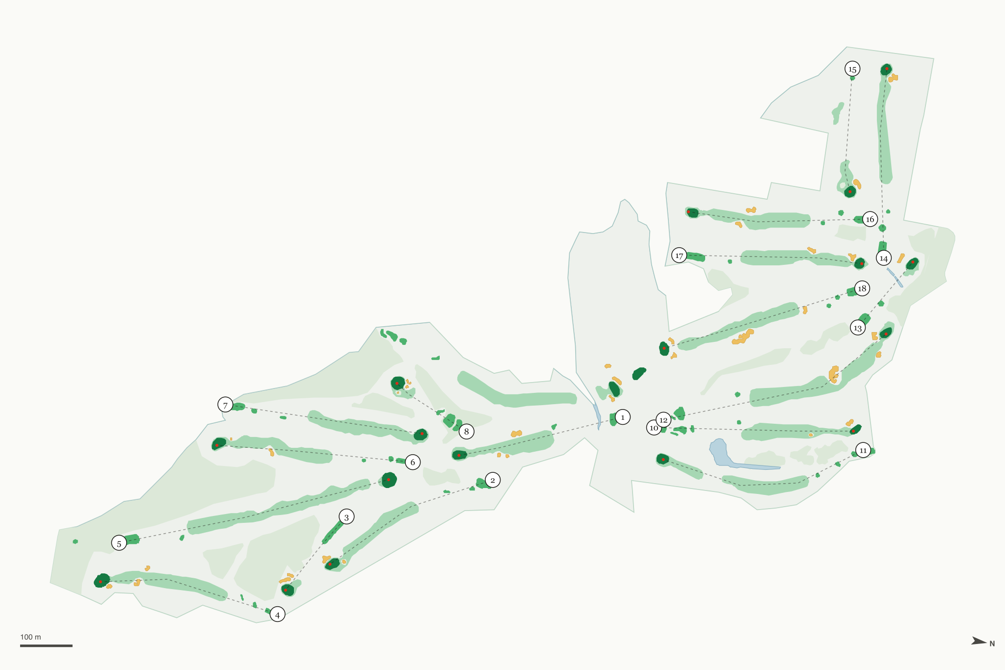 Map of Miami Whitewater Forest Golf Course