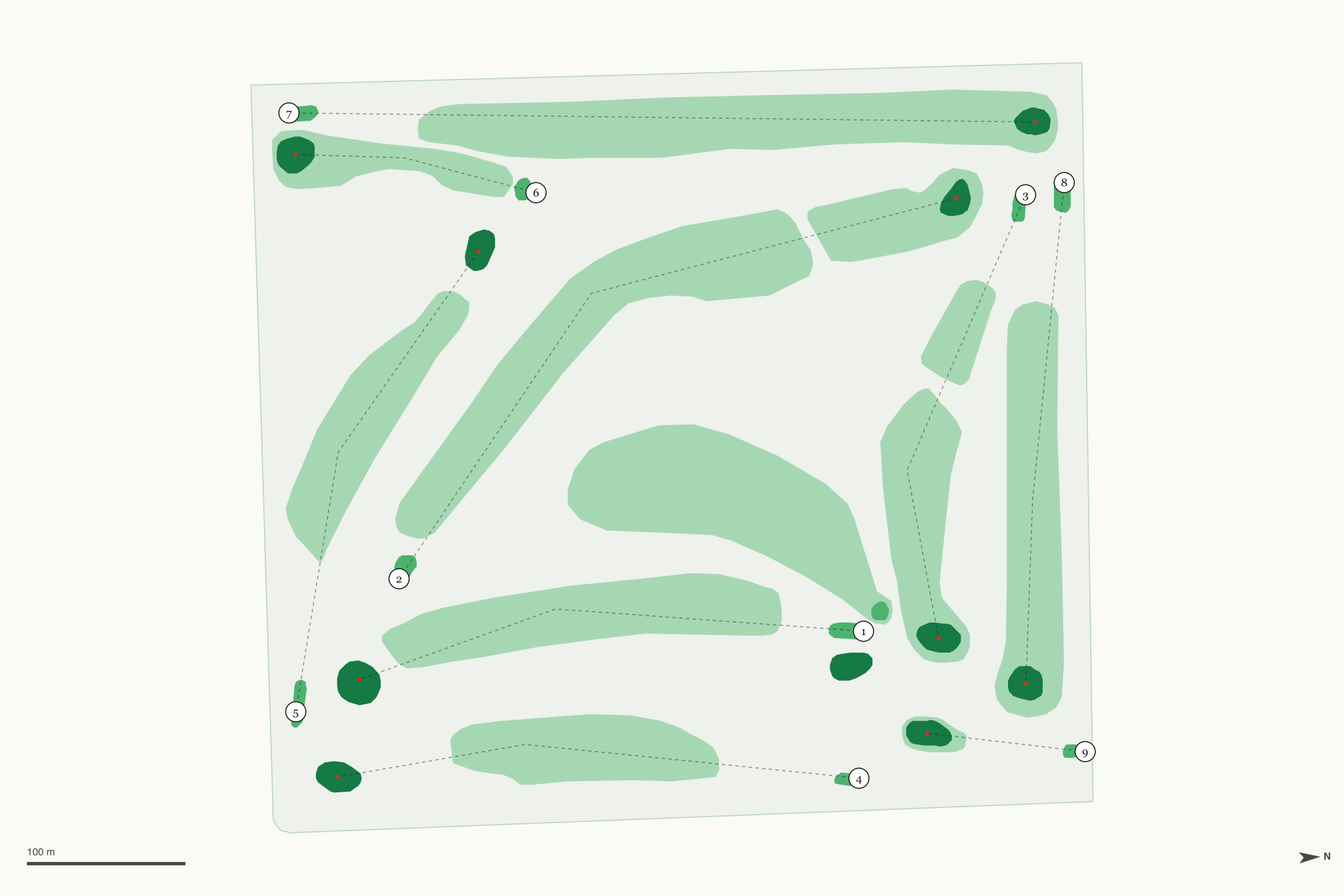 Map of Otter Valley Golf Course