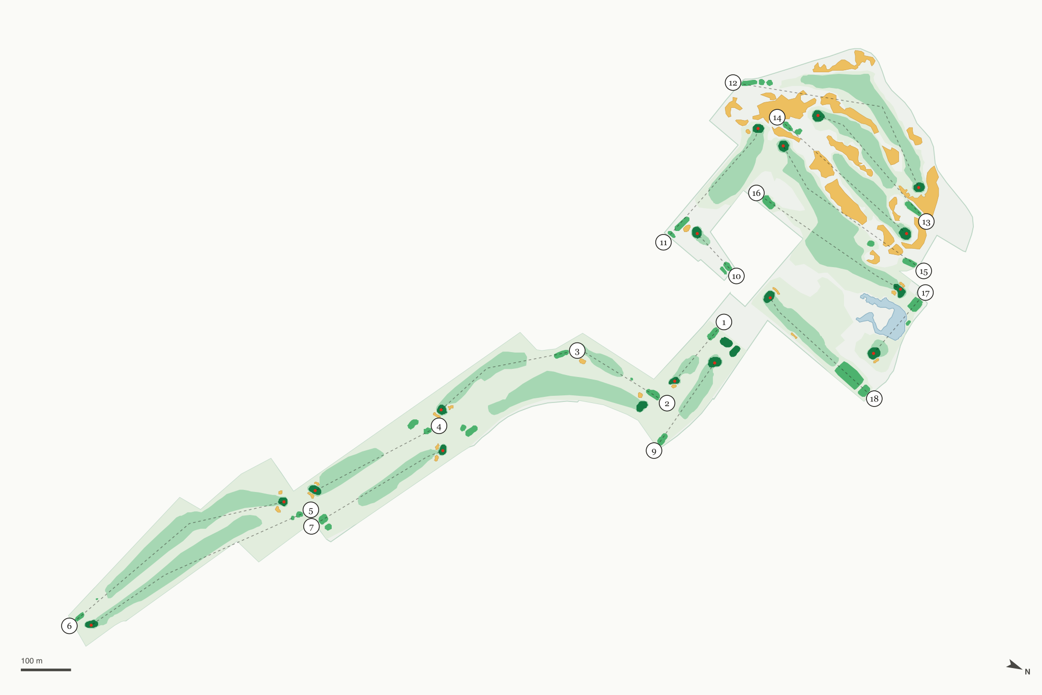 Map of Pacific Grove Golf Links