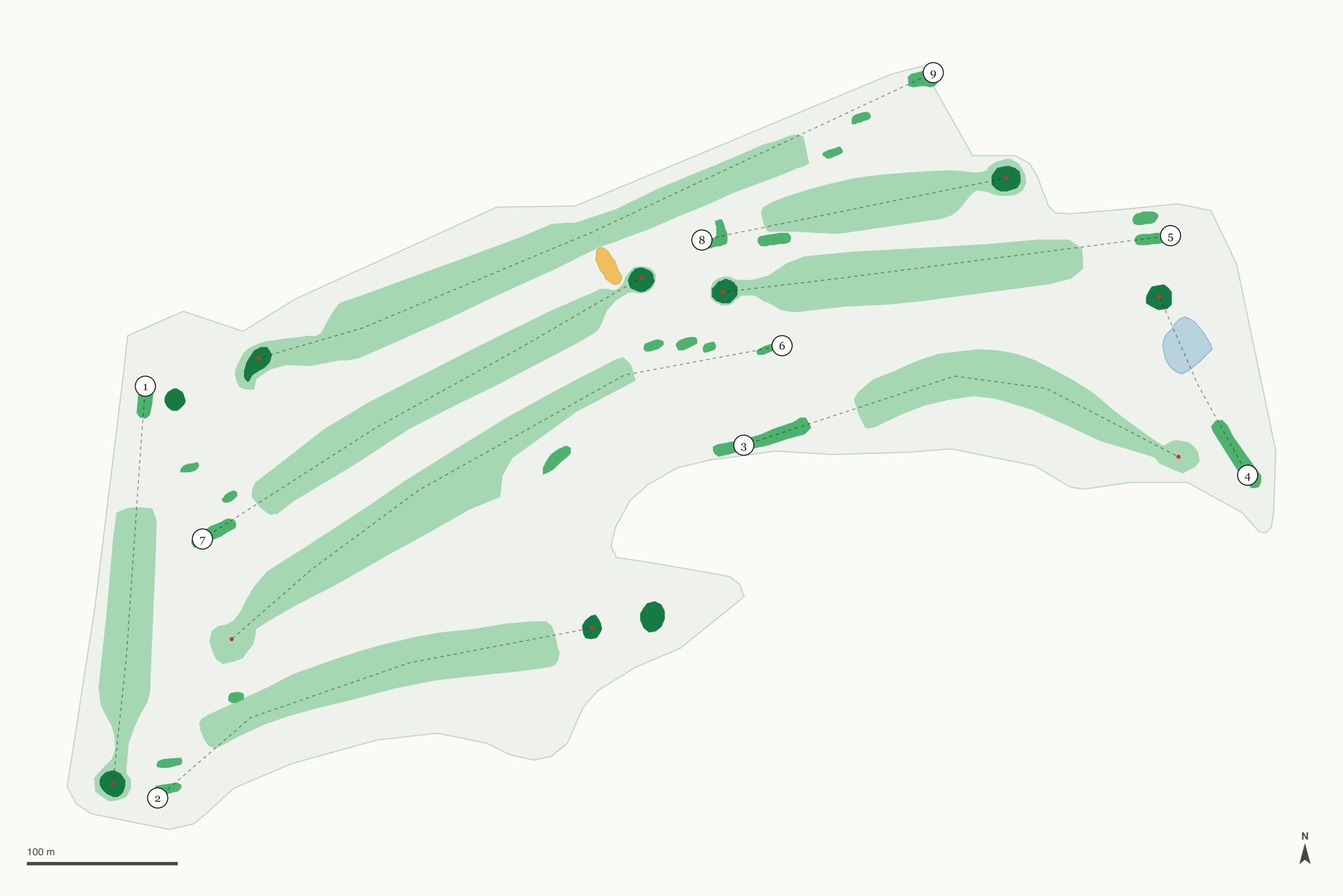 Map of John Day Golf Club