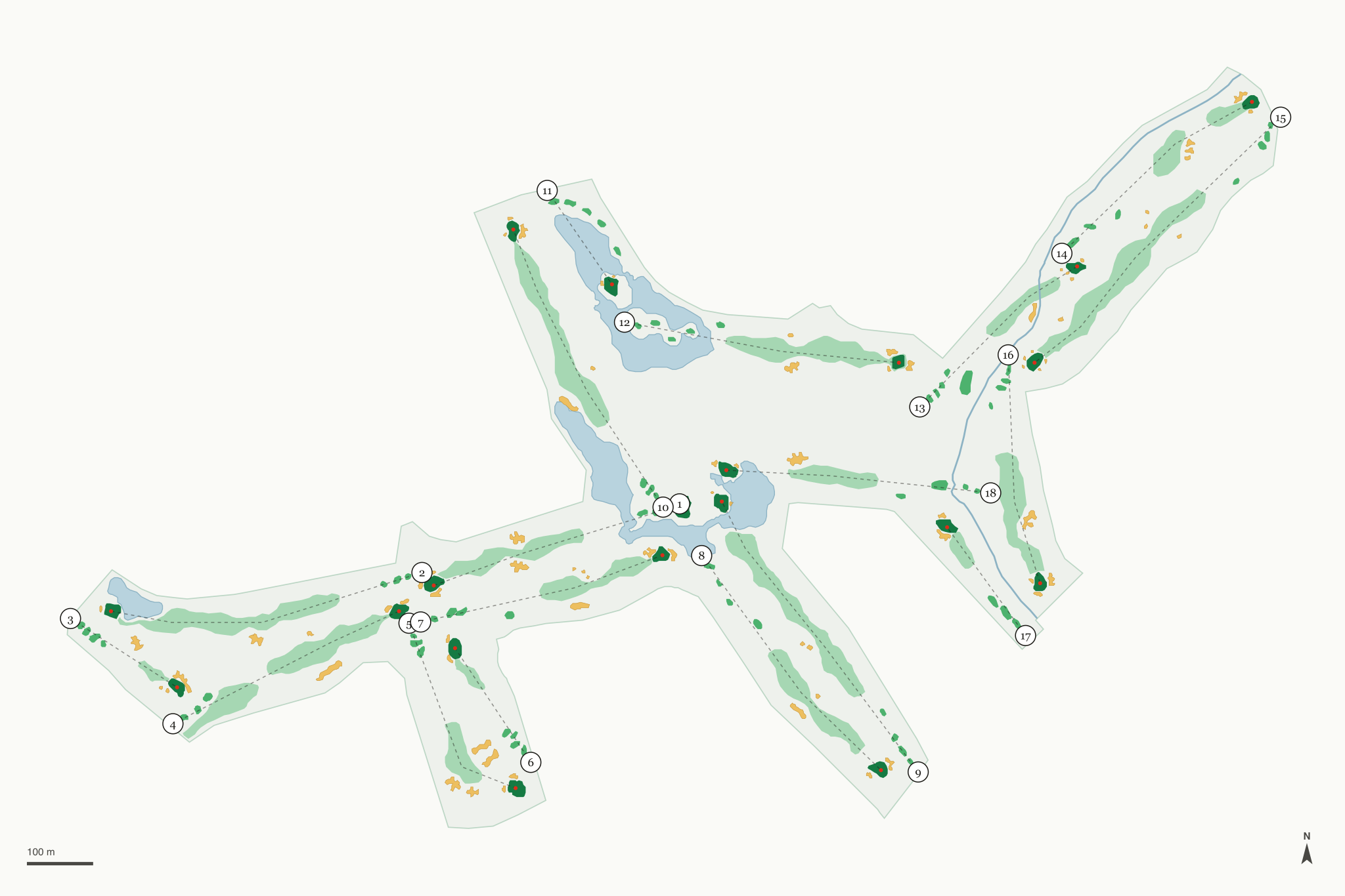 Map of Tustin Ranch Golf Club