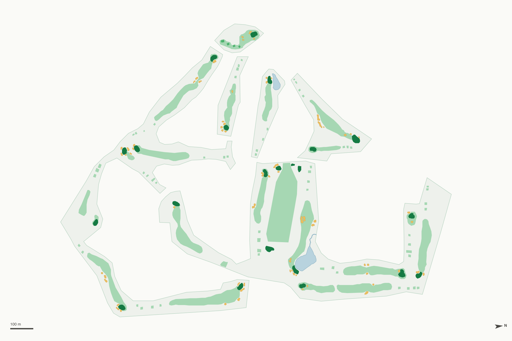 Map of Cypress Ridge Golf Course