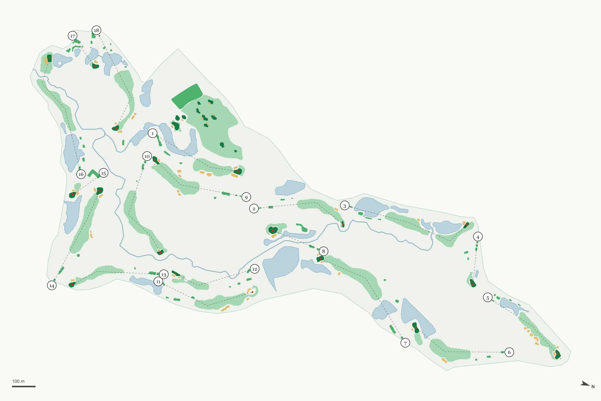 Map of NorthStar Golf Club