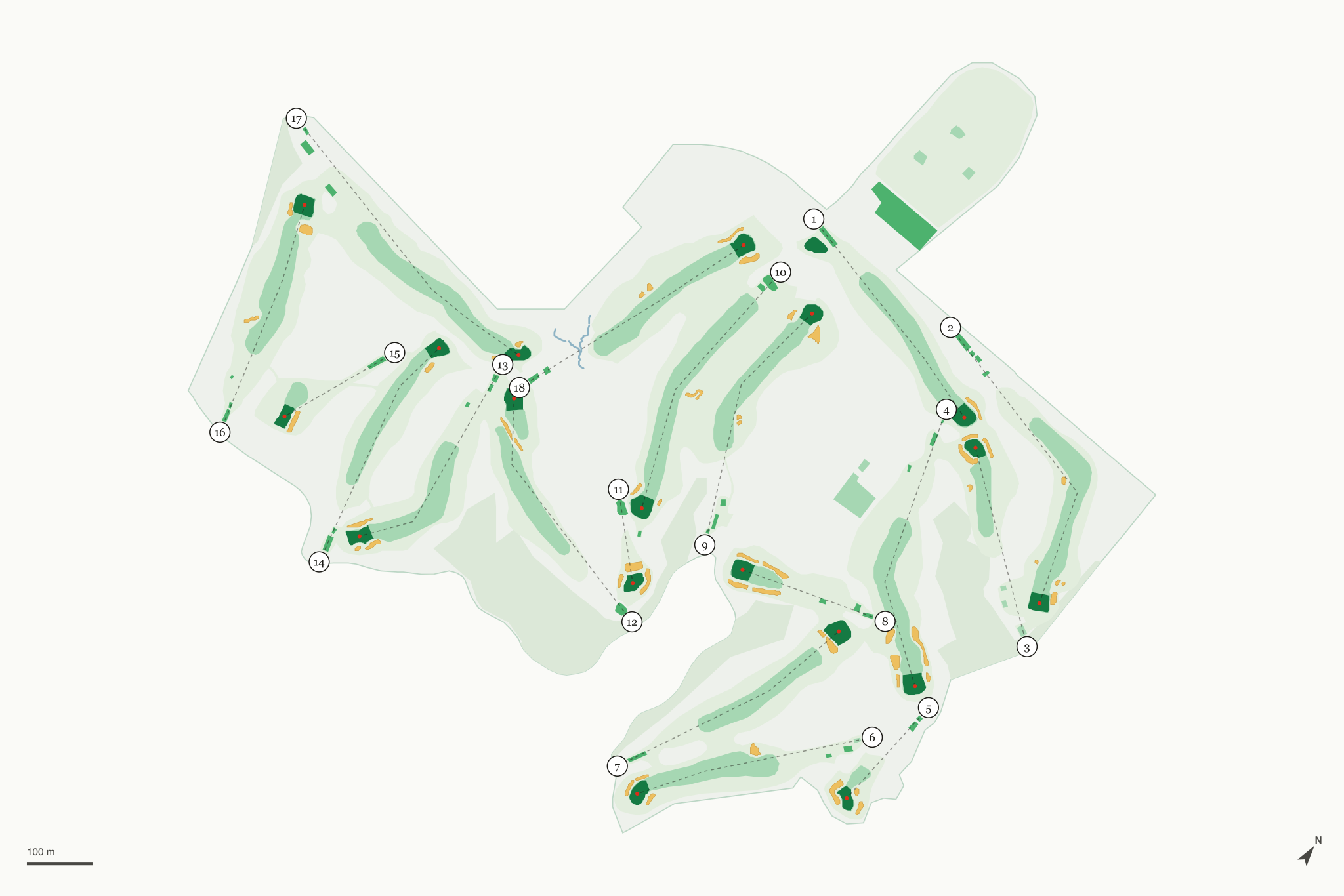 Map of Camargo Club