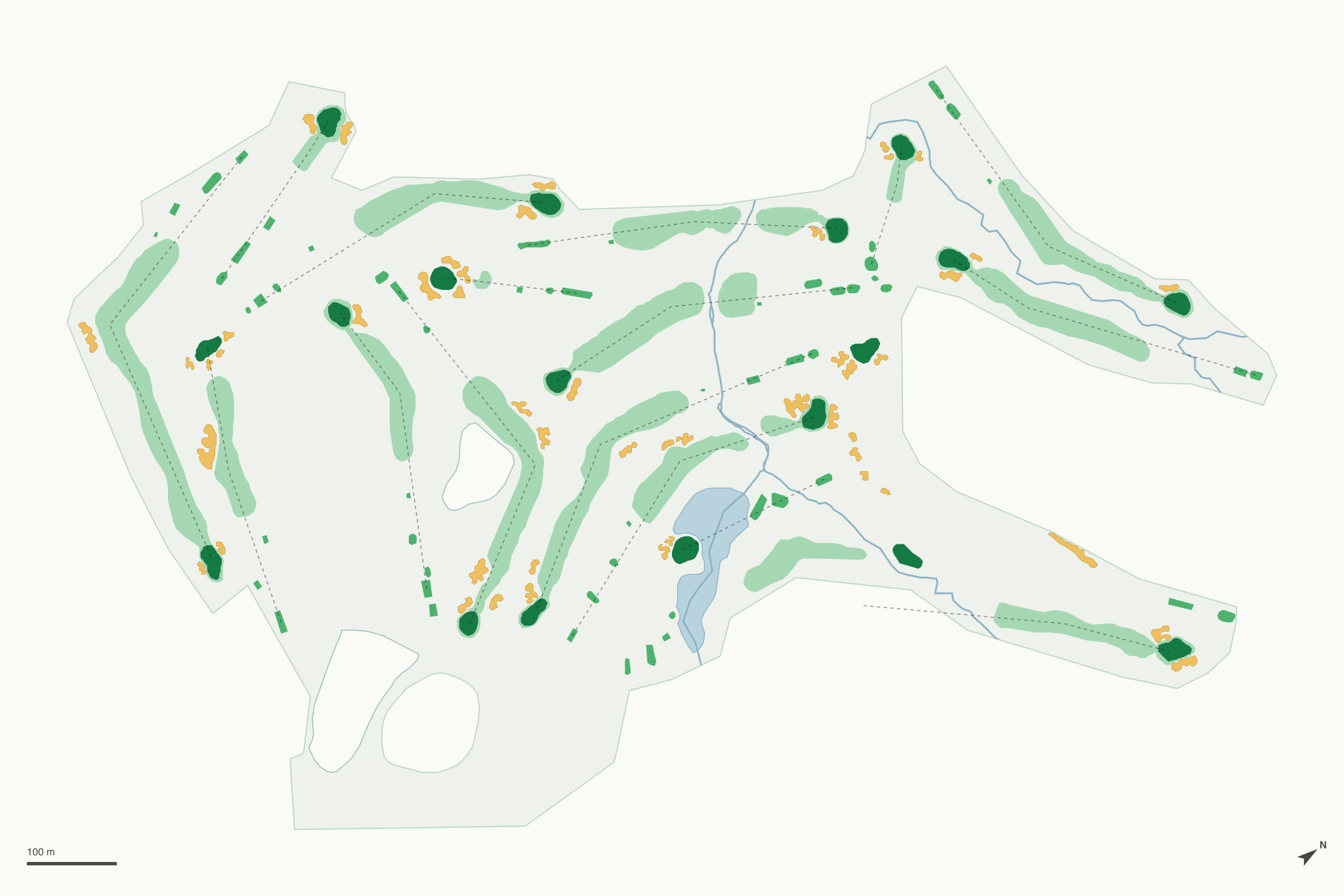 Map of Lake Forest Country Club