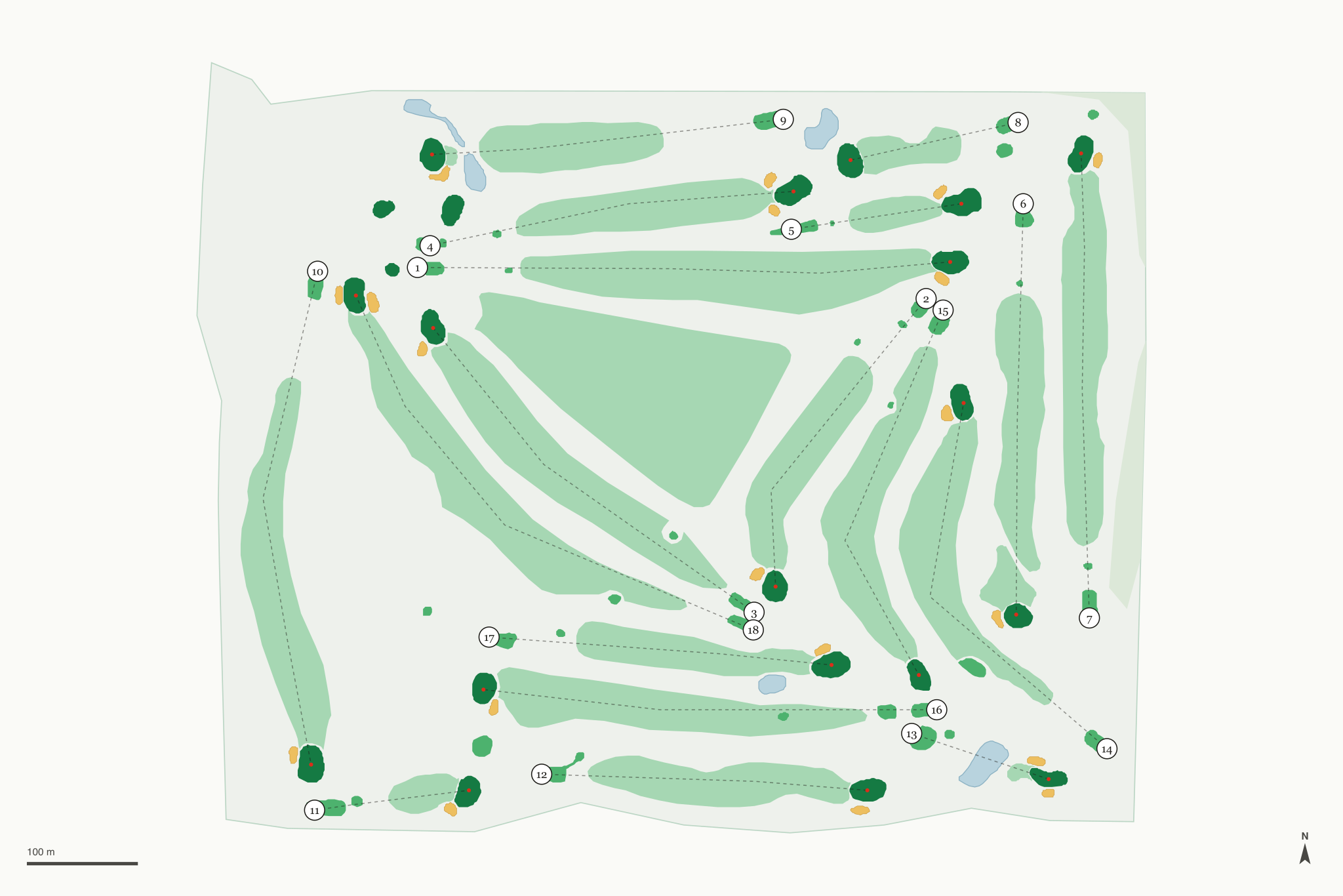 Map of Snohomish Golf Course