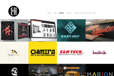 Screenshot of the Edu Herrera homepage