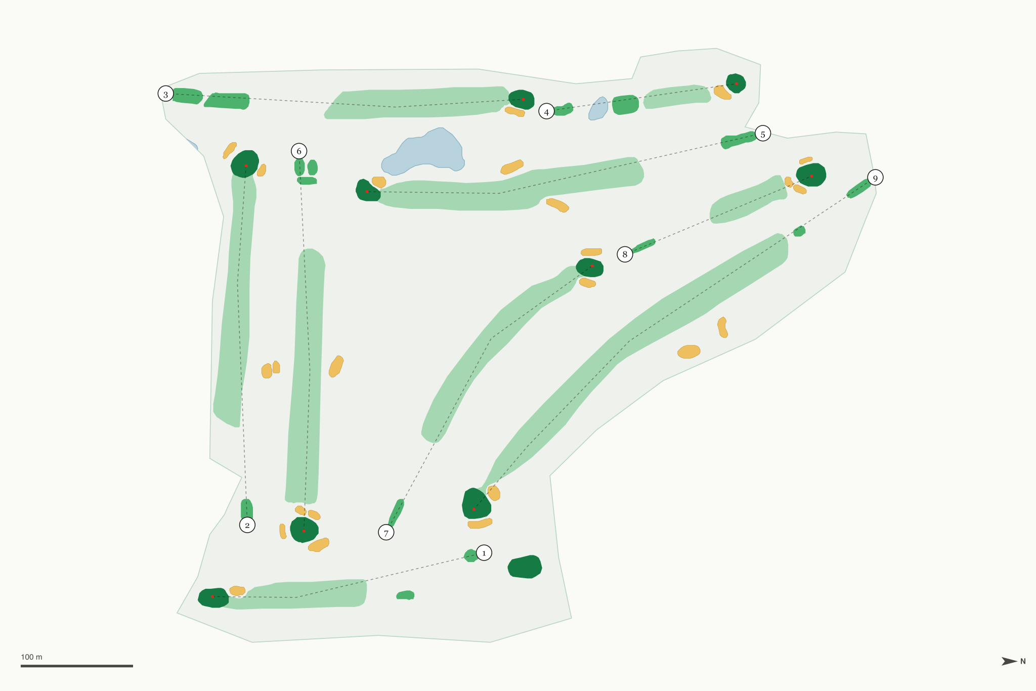 Map of Grand View Golf Club