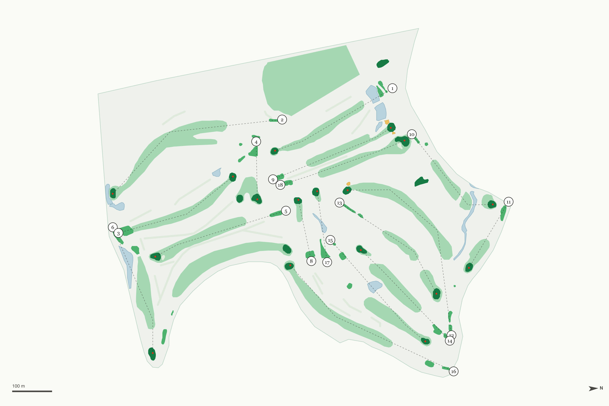 Map of Mount Si Golf Course