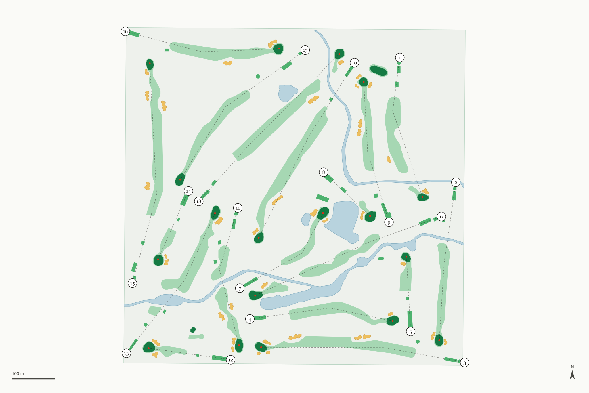 Map of Fox Valley Golf Club
