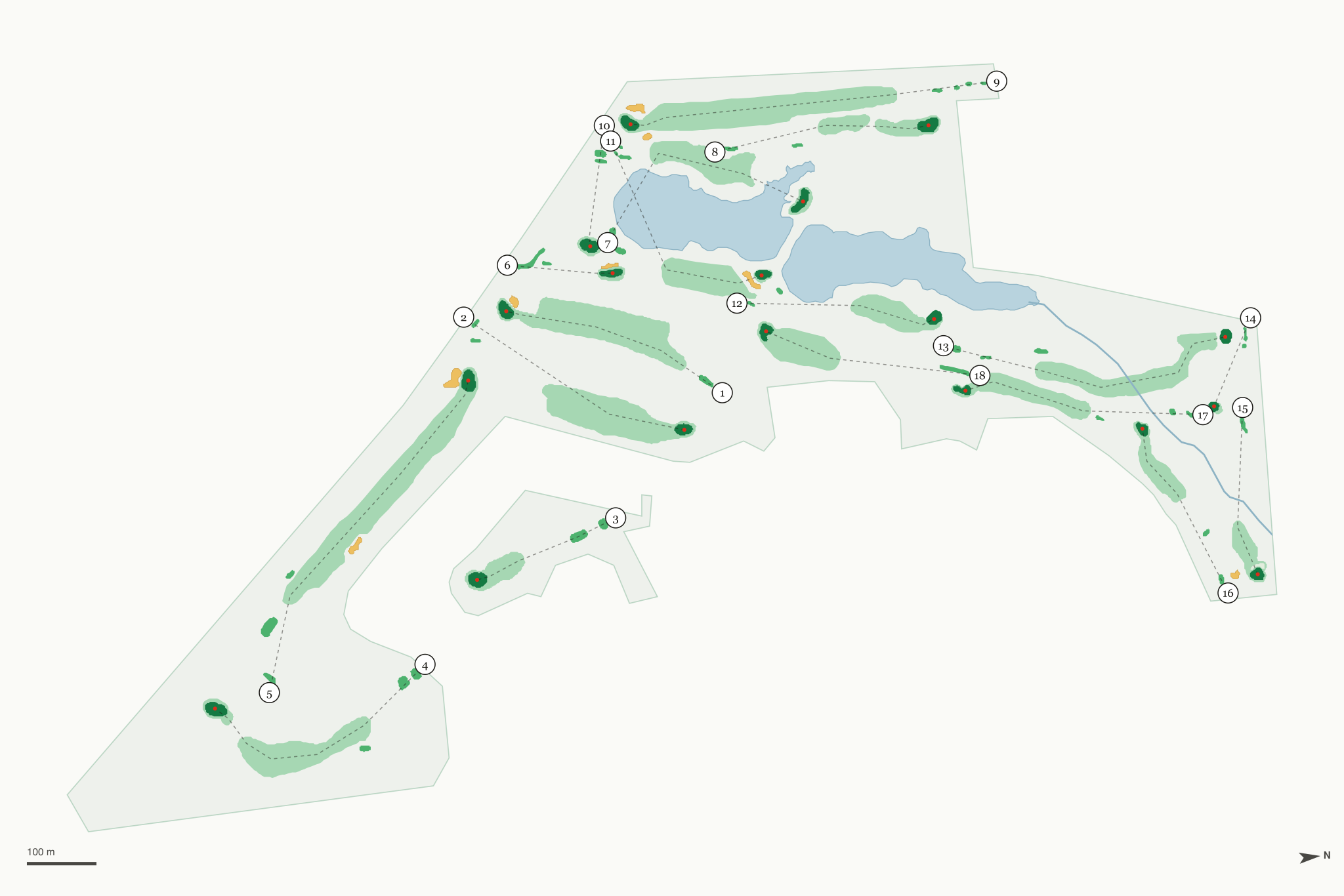 Map of Mad Russian Golf Club