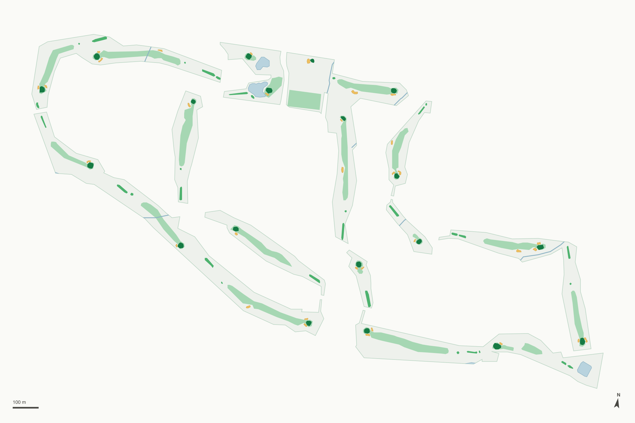 Map of Forty Niner Country Club