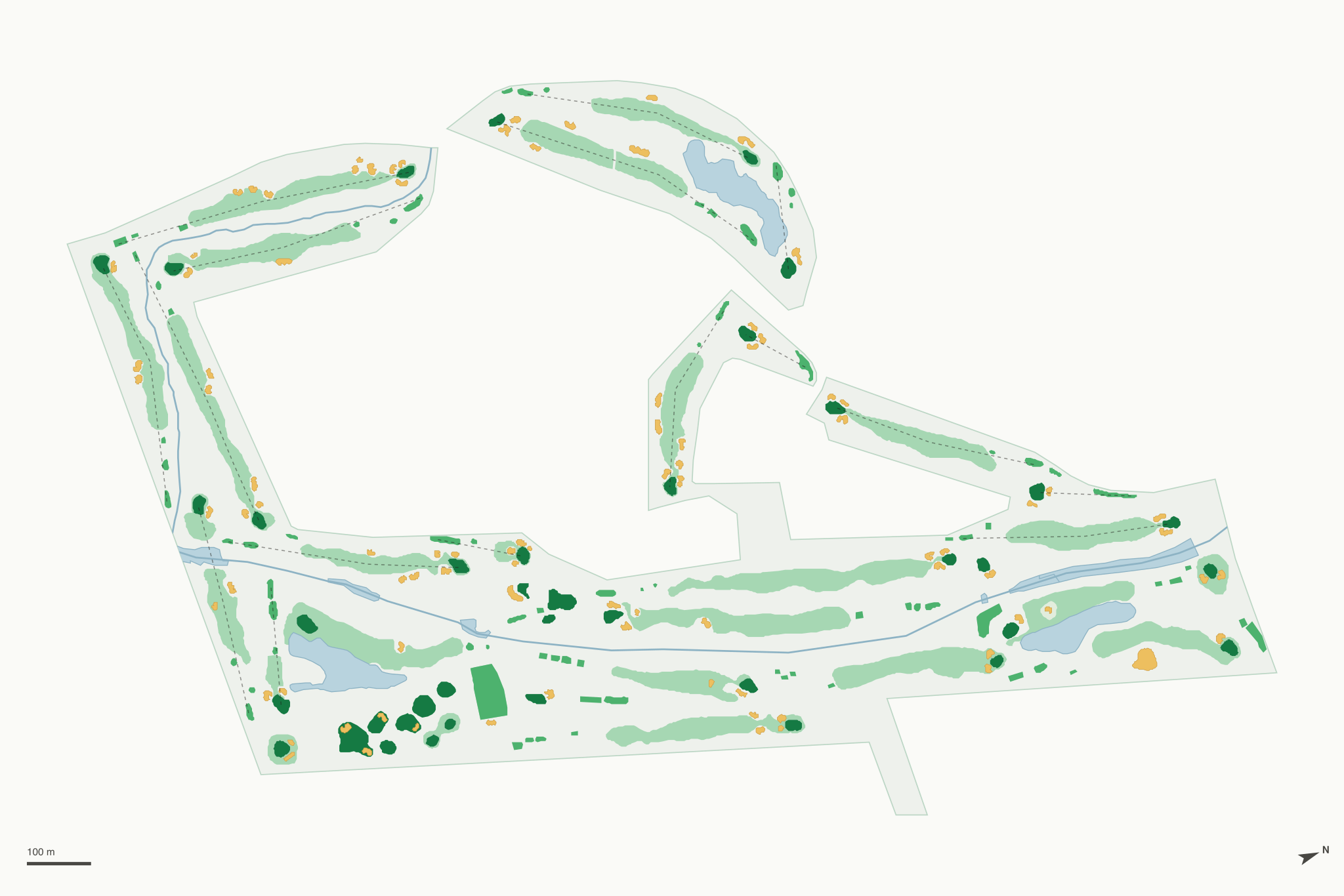 Map of La Valle Coastal Club