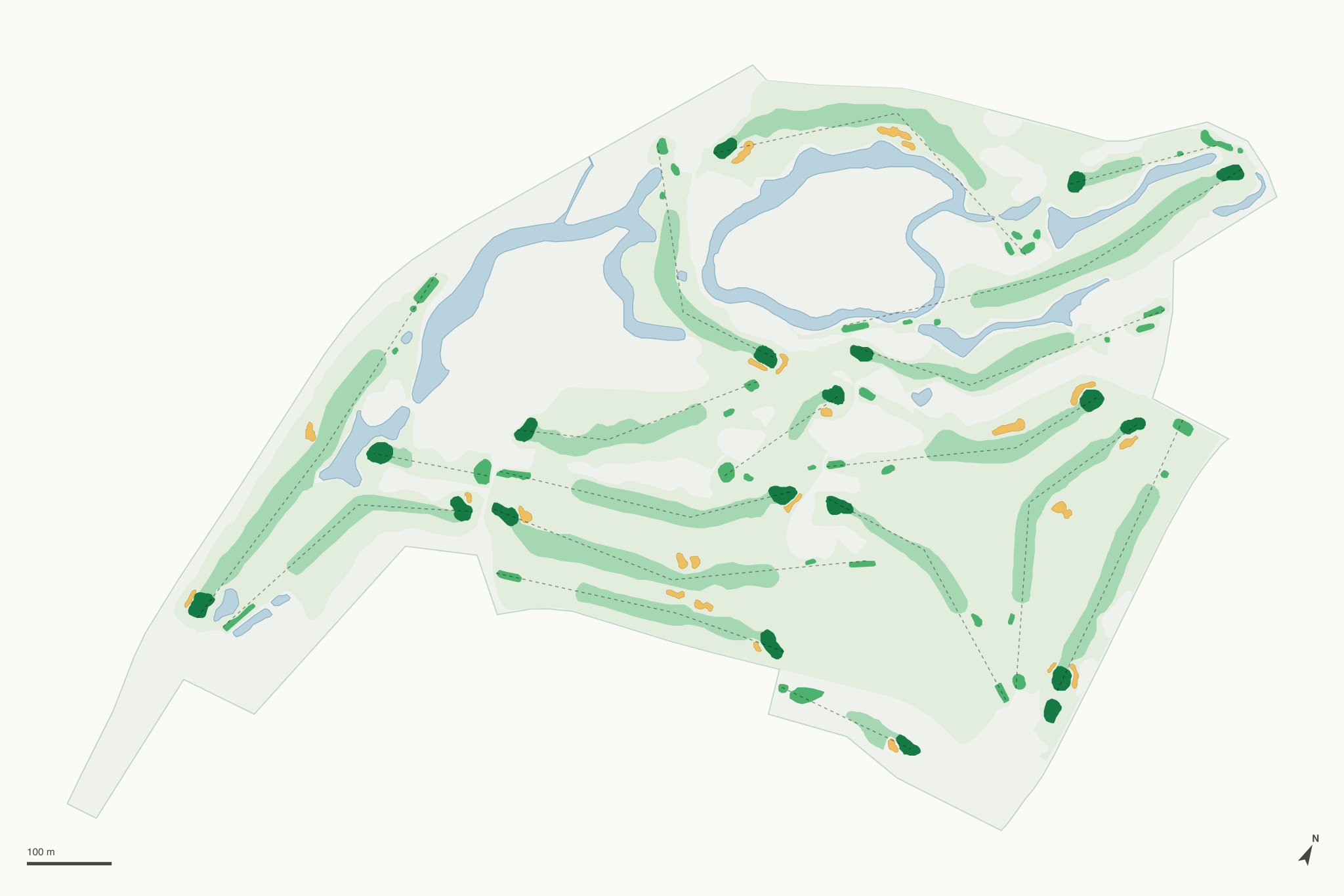 Map of Kettle Moraine Golf Club
