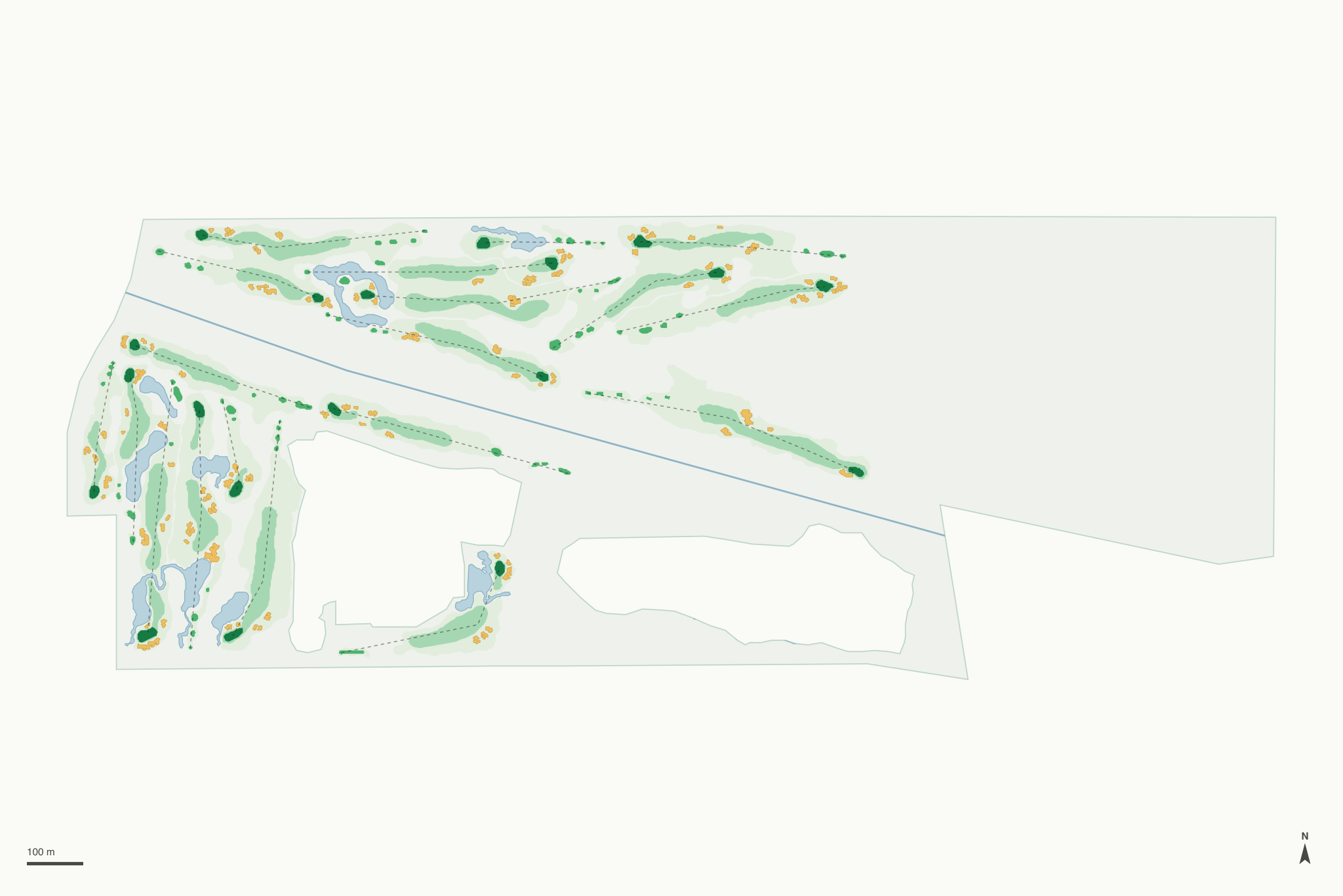 Map of Indian Wells Golf Resort Players Course