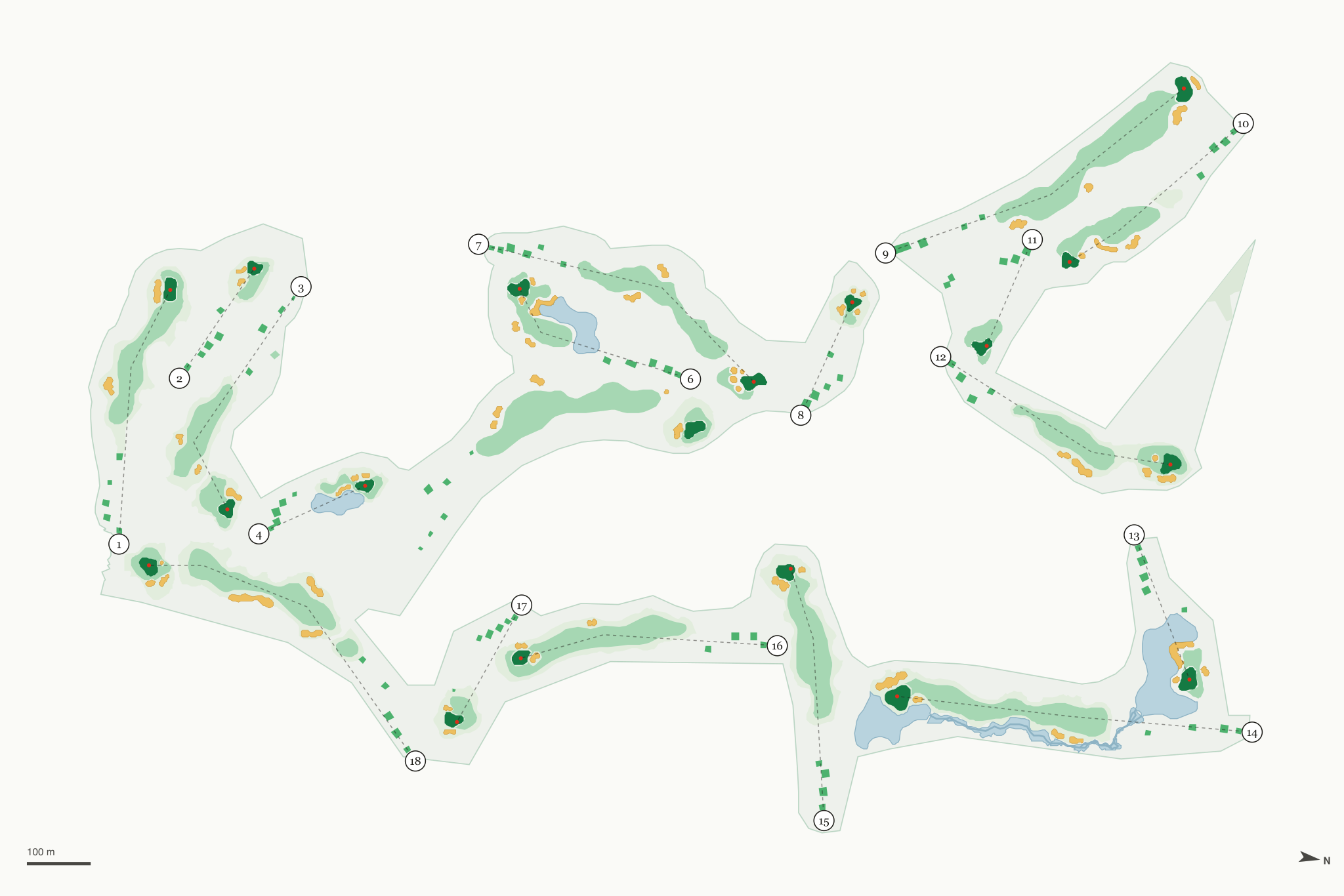 Map of Wickenburg Ranch Golf & Social Club
