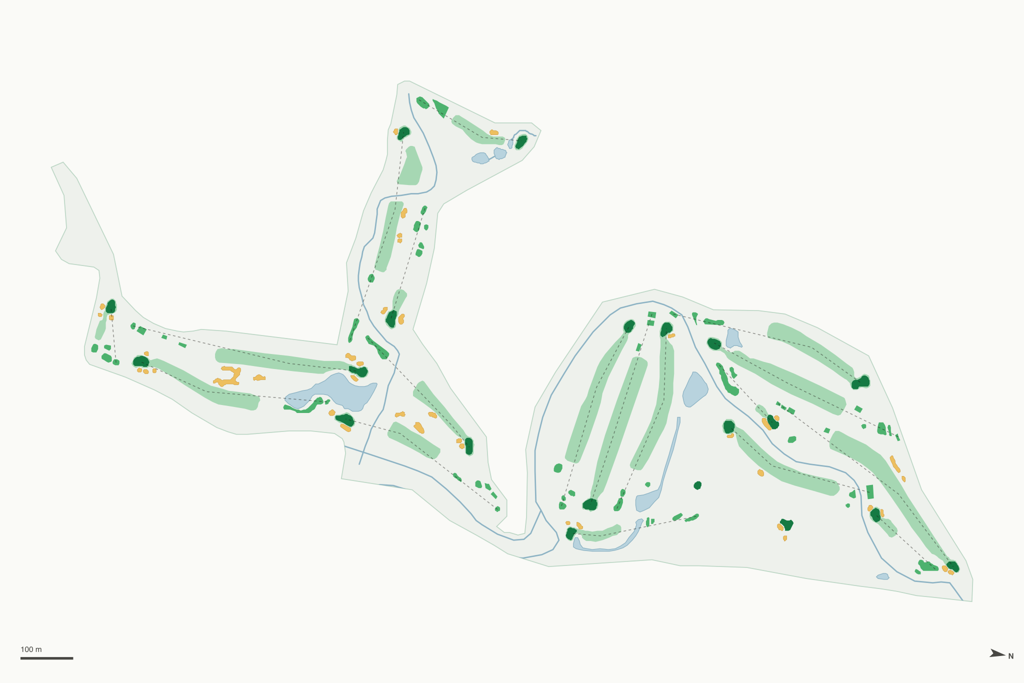 Map of Carbon Country Club Golf Course