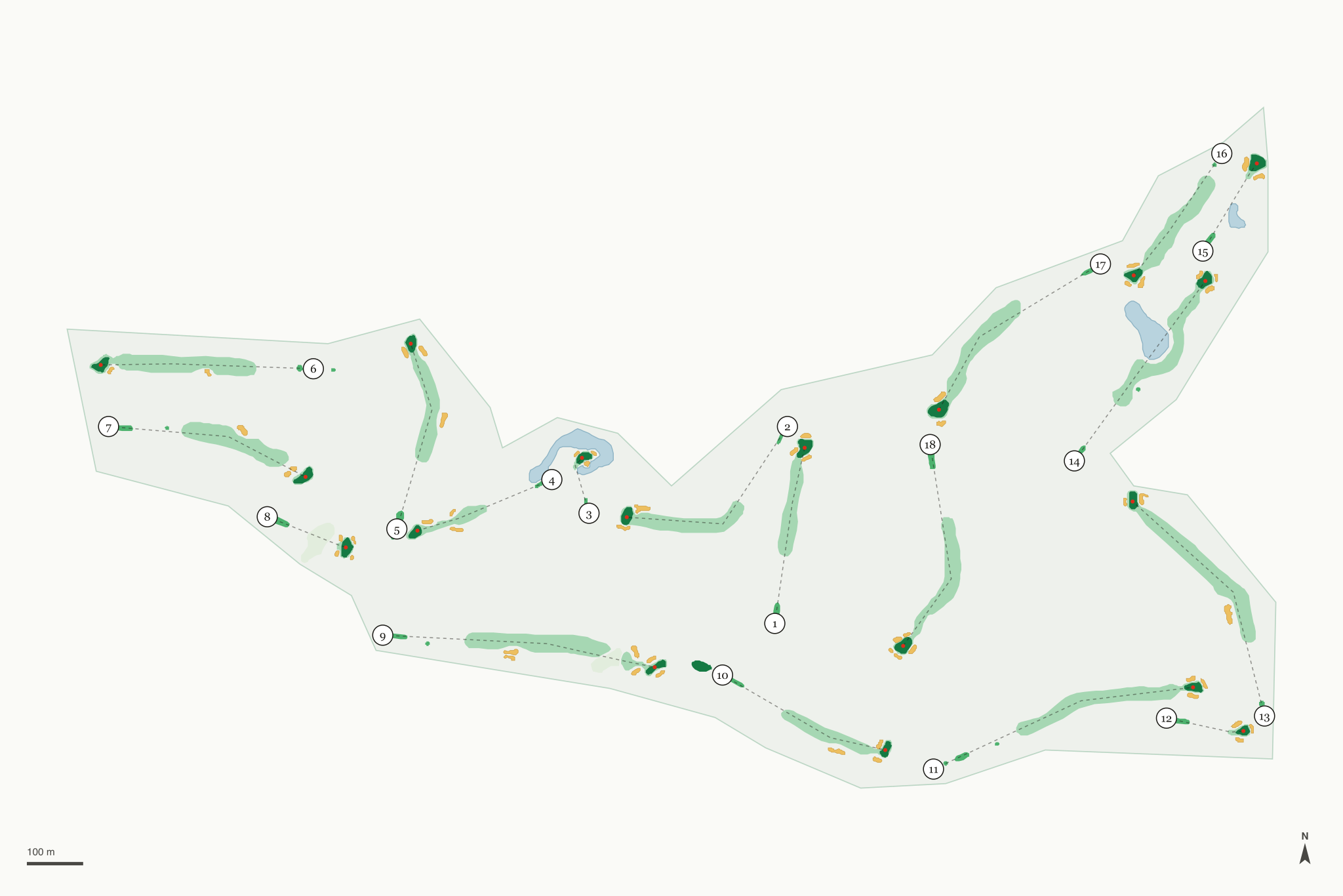 Map of Lake Doster Golf Club