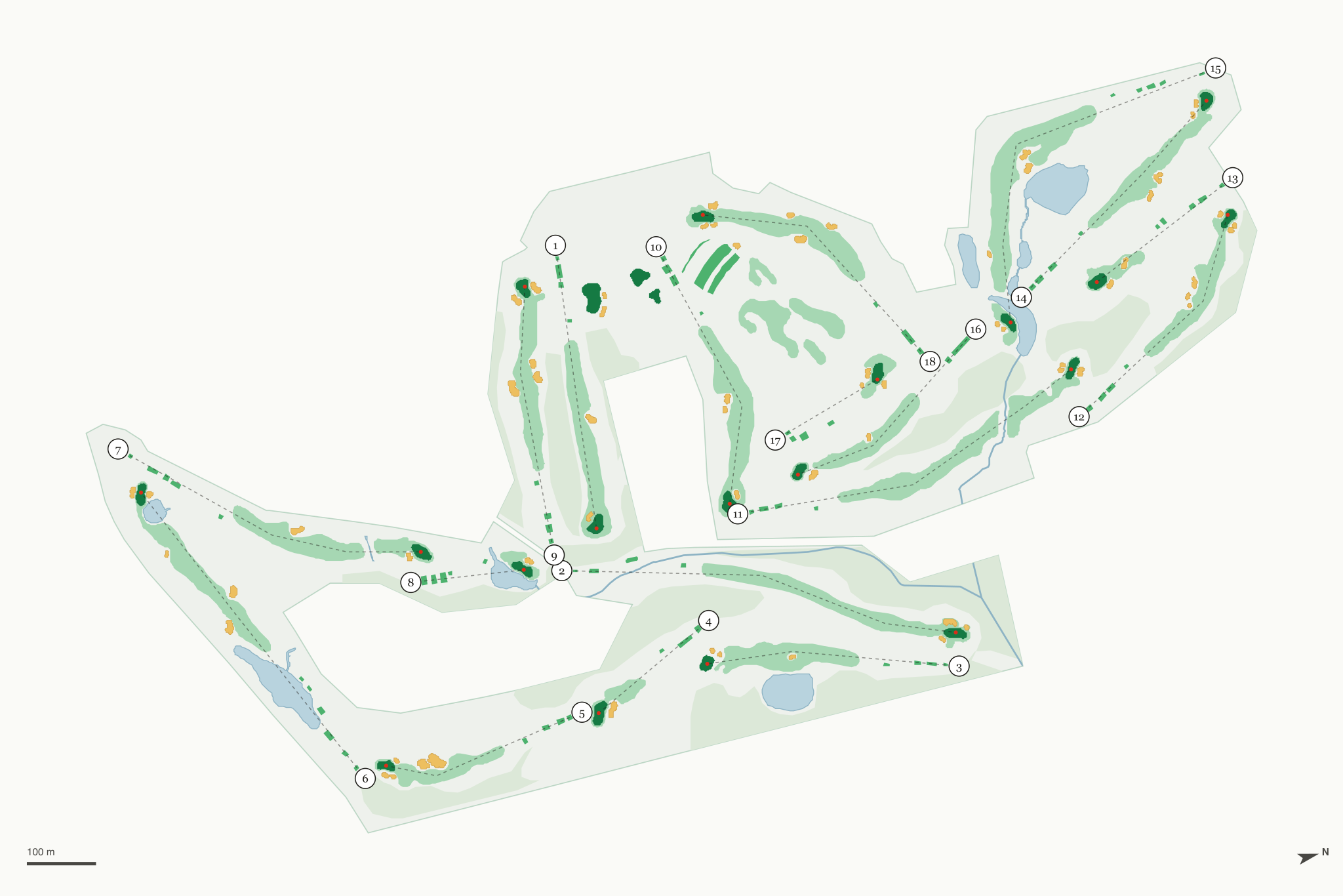 Map of Meadowbrook Country Club