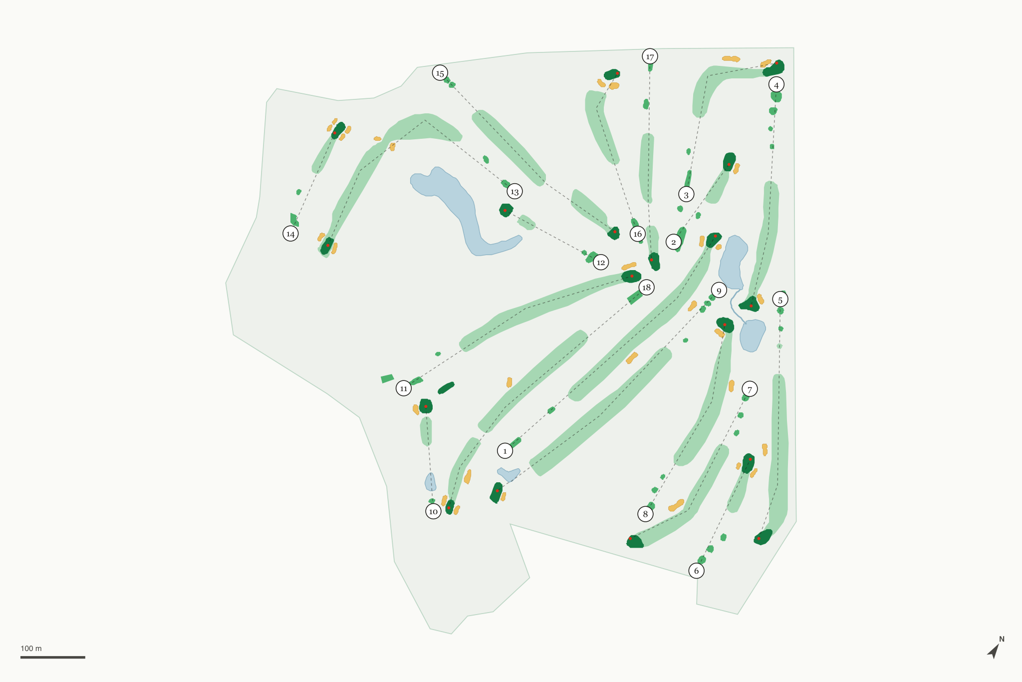 Map of New Ulm Country Club