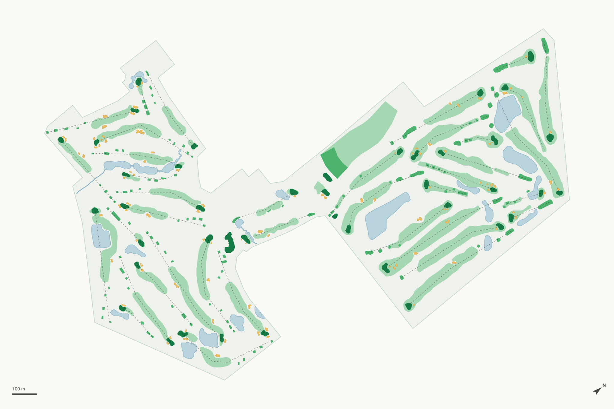 Map of Westfield Country Club