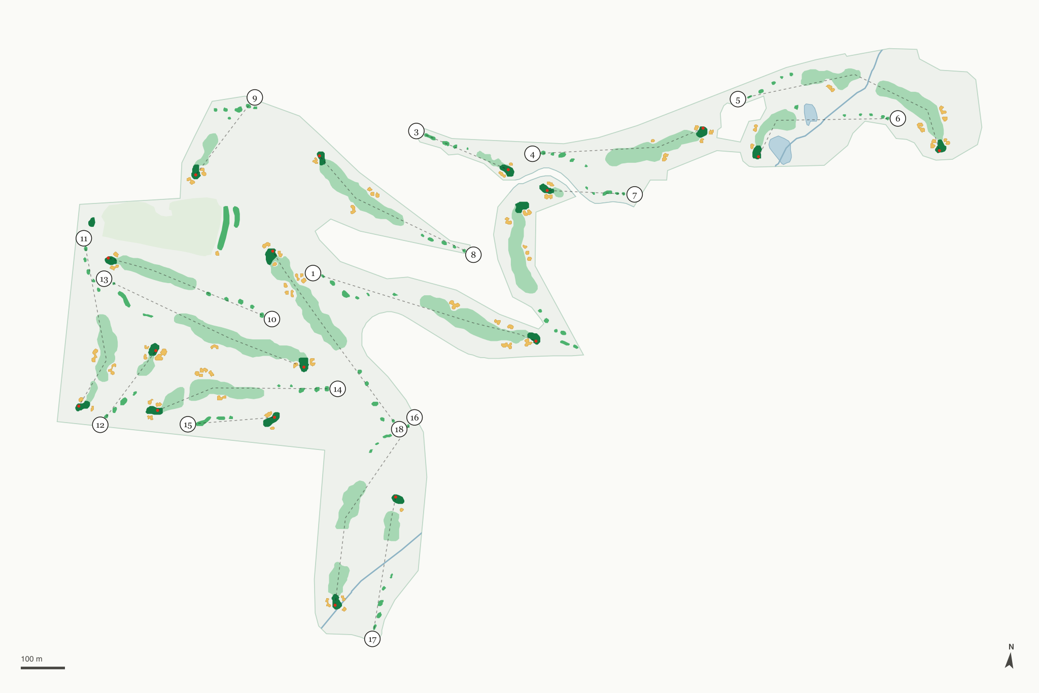 Map of The River Course at Keystone