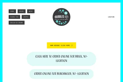 Bubbles 07 Beachwood website homepage