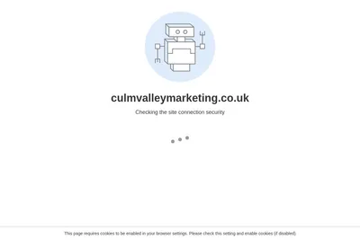 Screenshot of the Culm Valley Marketing homepage