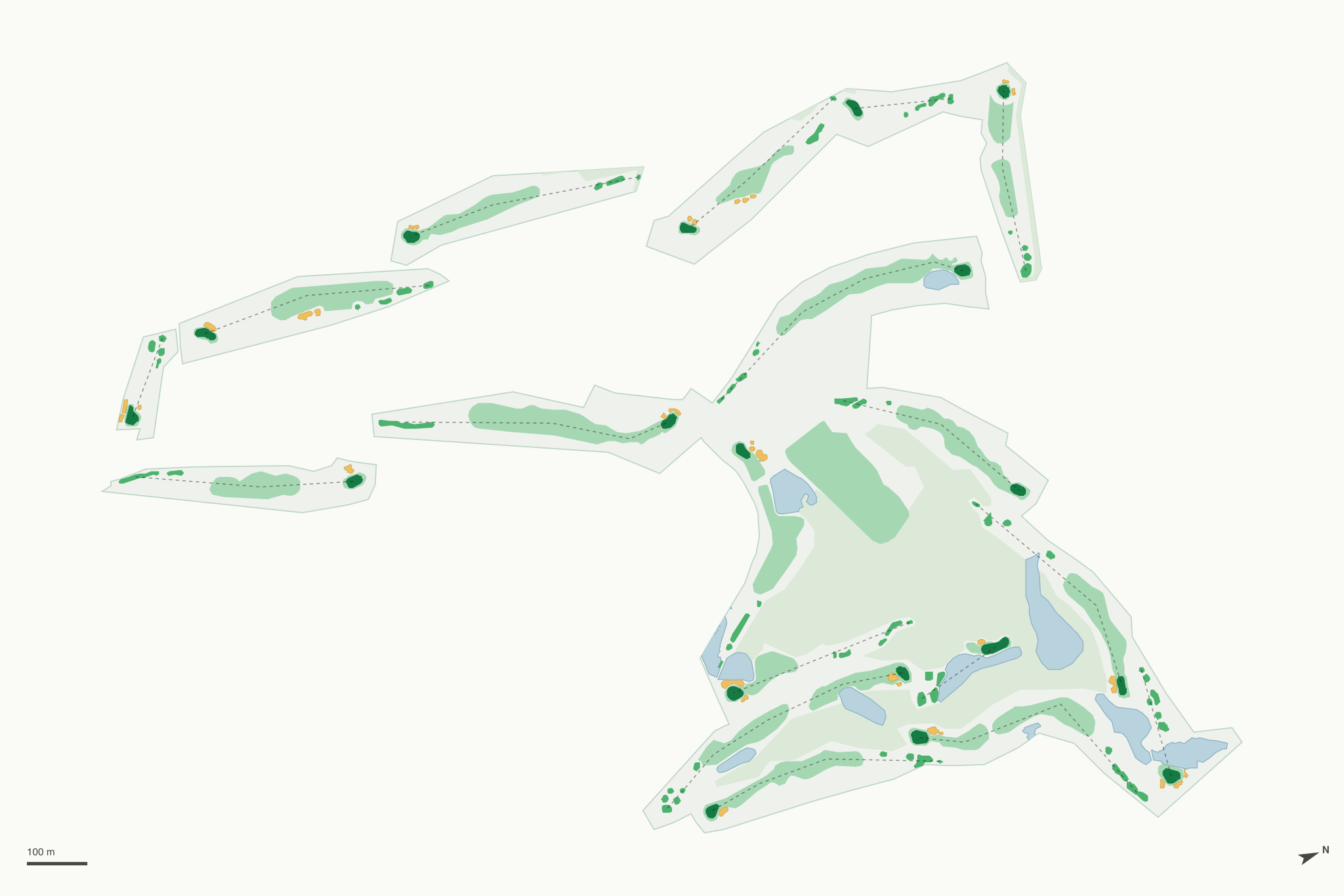 Map of Harbour Pointe Golf Club