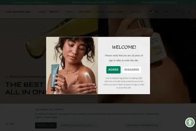 Screenshot of the Jackson S. homepage