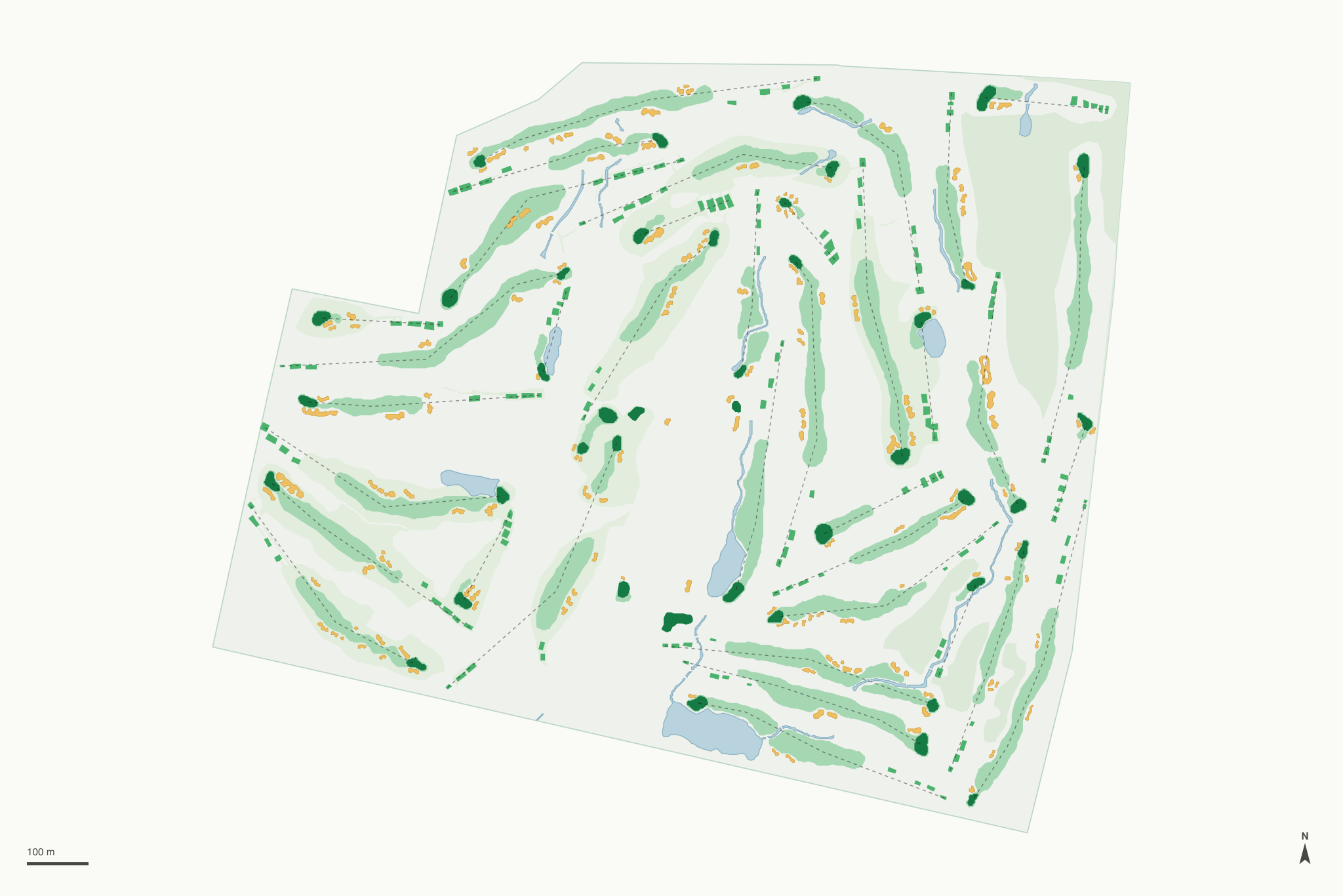 Map of Witch Hollow Golf Course