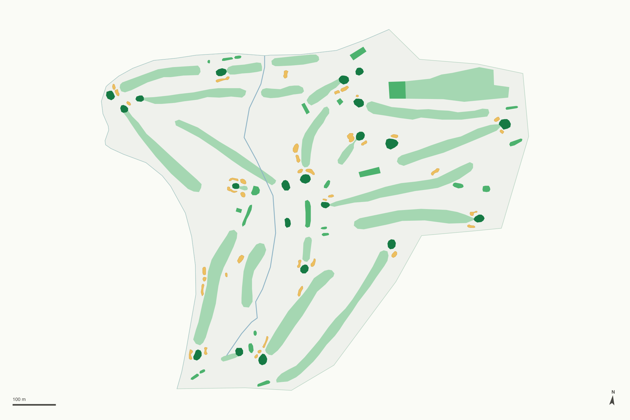 Map of Black River Country Club