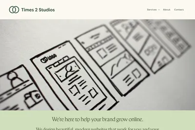 Screenshot of the Times 2 Studios Ltd homepage