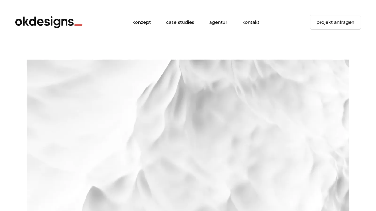 Screenshot of the okdesigns GmbH homepage