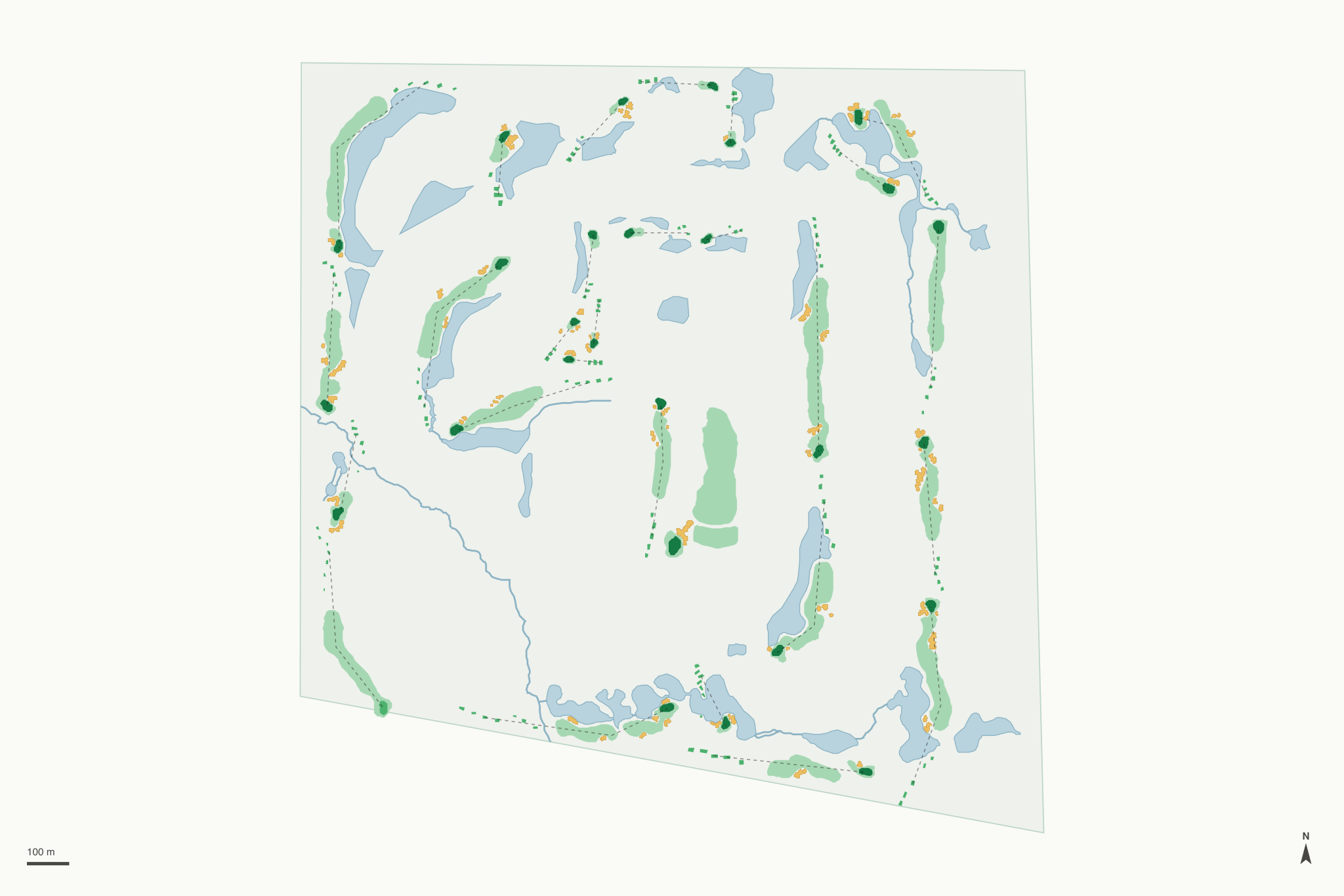 Map of Bronze Buffalo Ranch at Teton Springs