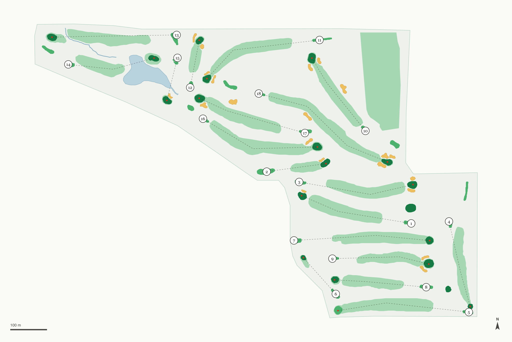 Map of Atlantic Golf & Country Club
