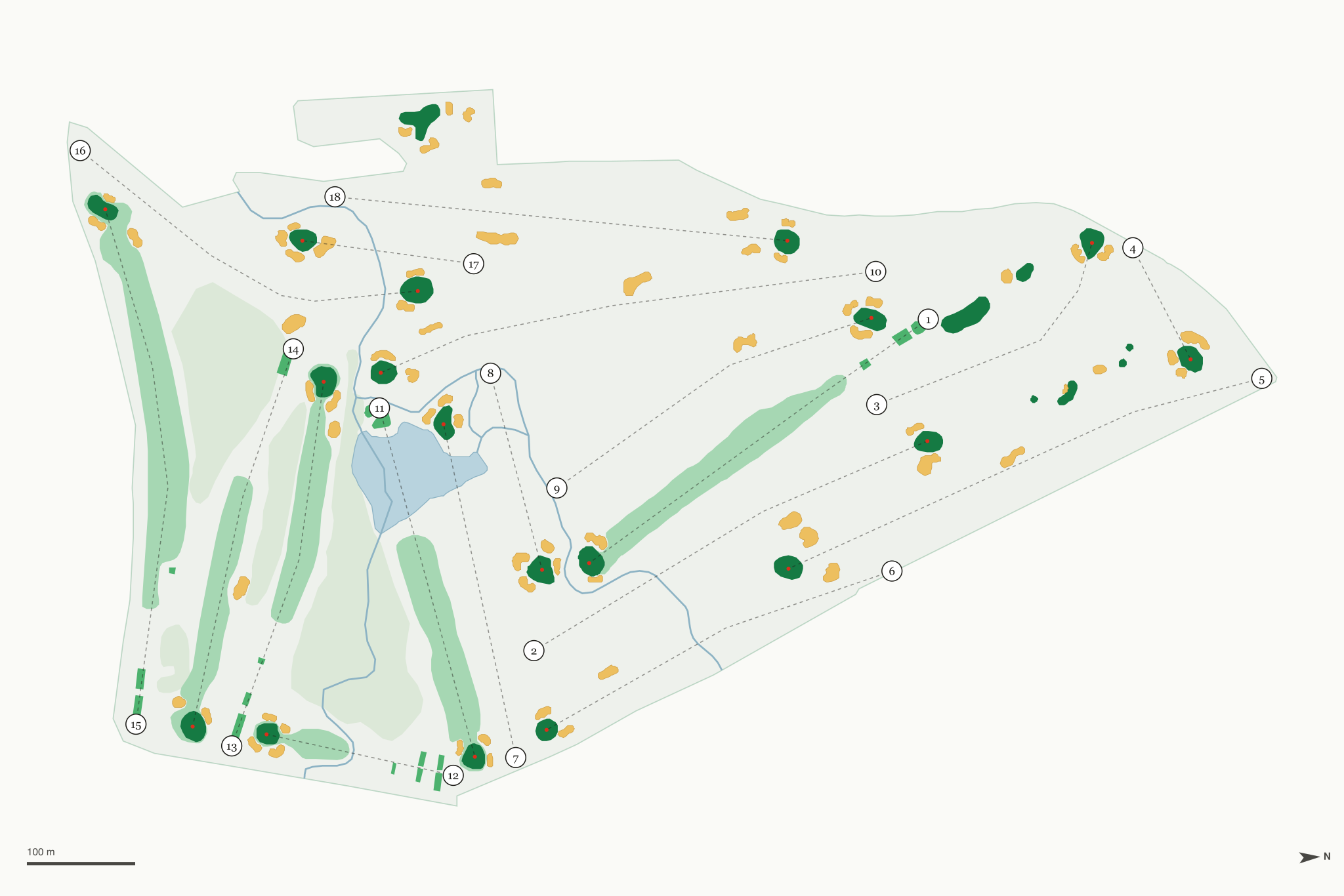Map of Portland Golf Club