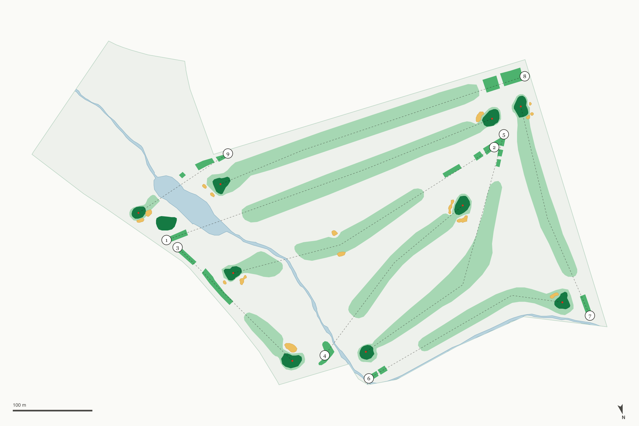 Map of Stonycroft Hills Club