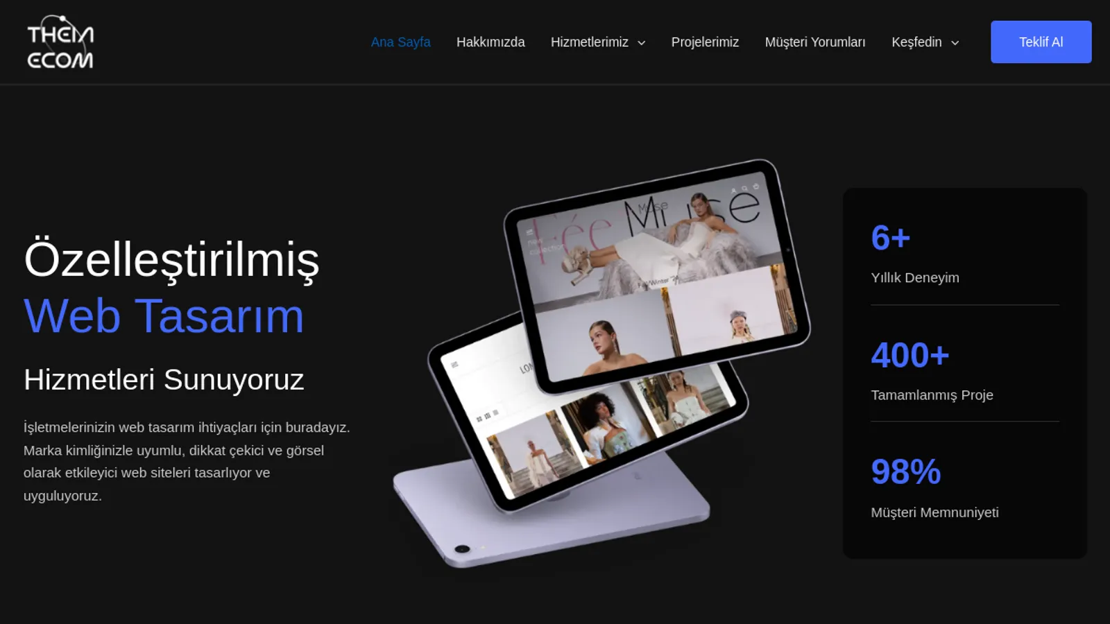 Screenshot of the Rauf Nematli homepage