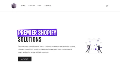 Screenshot of the Kaleido homepage