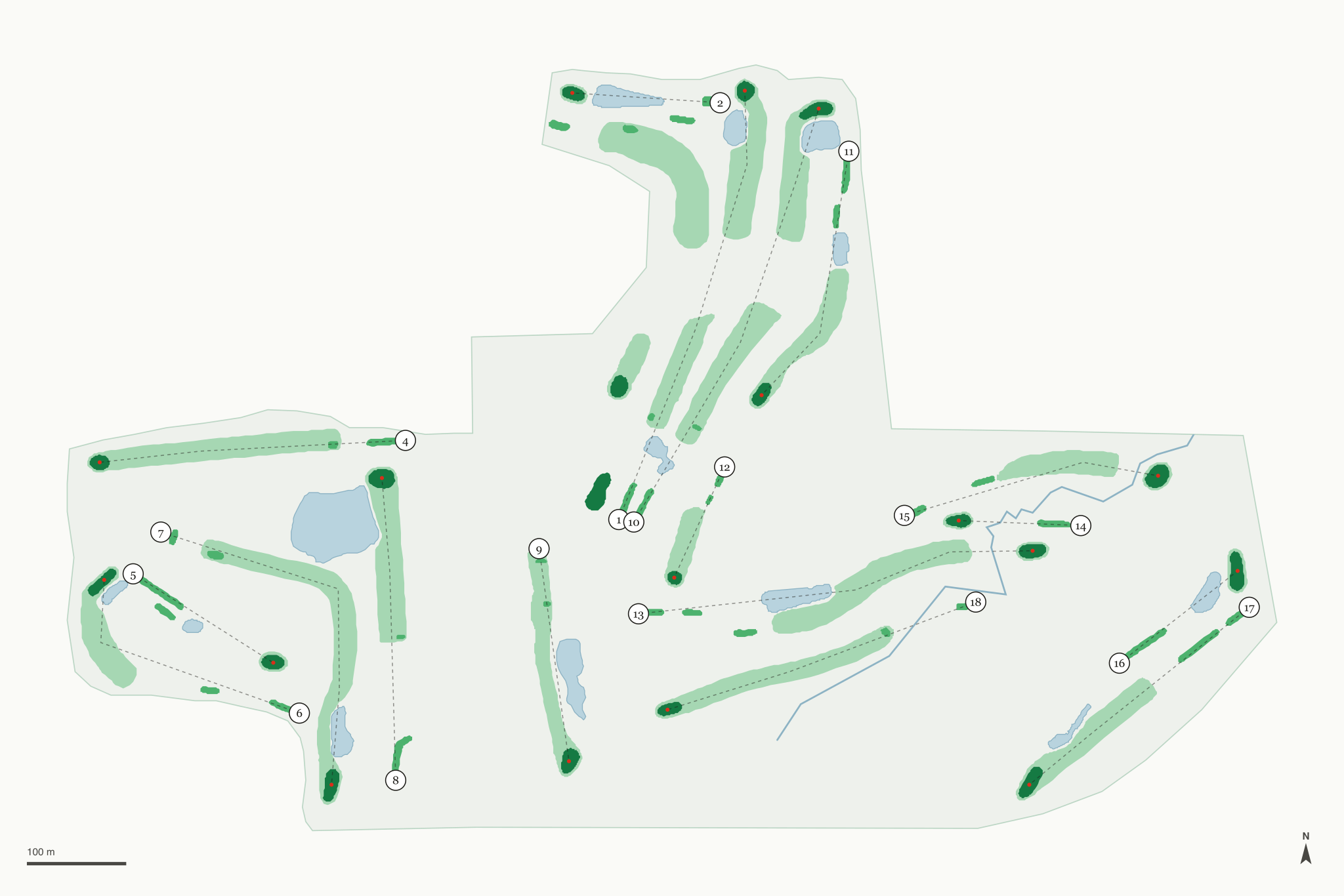 Map of Tanglewood Marsh Golf Course