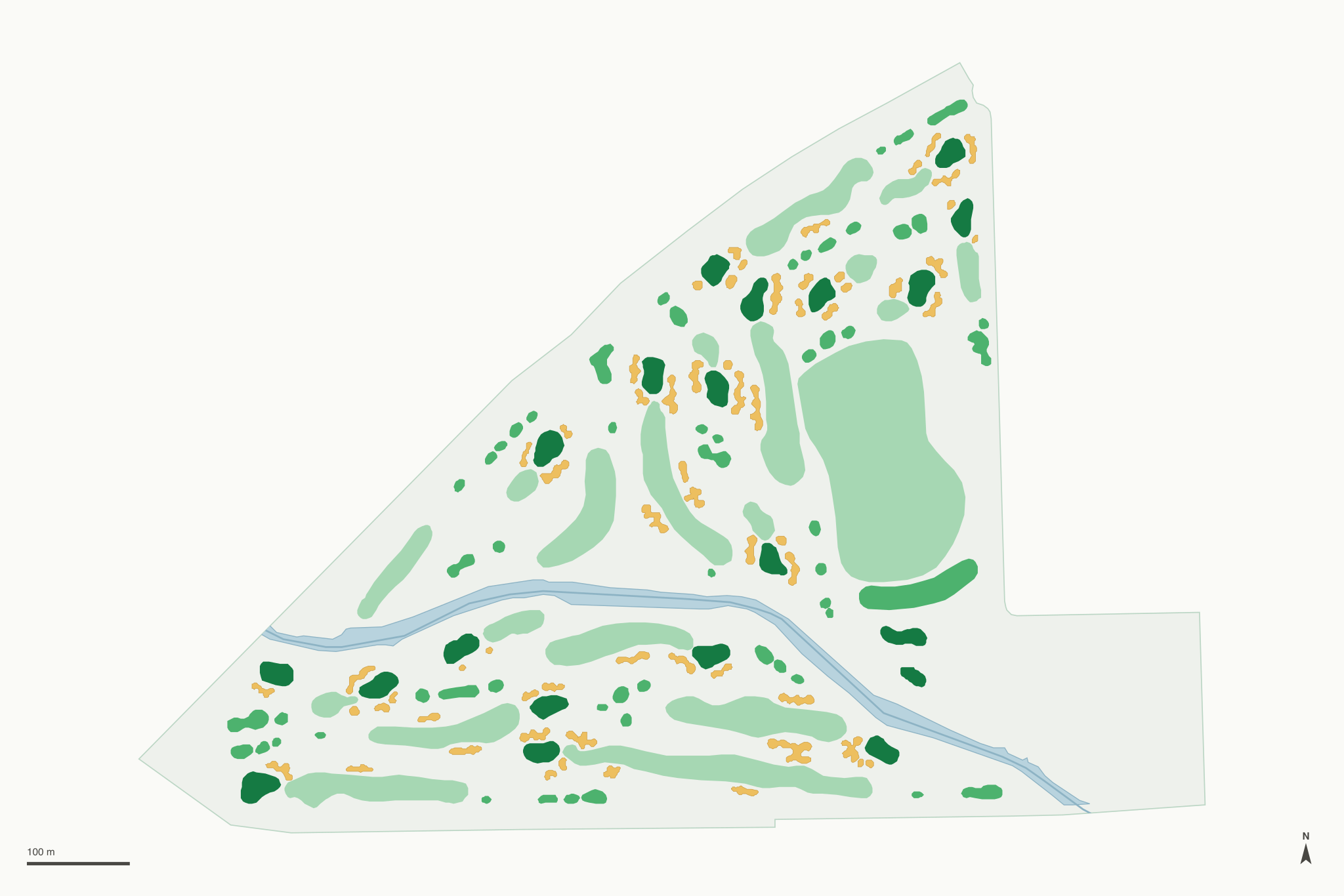 Map of Stony Creek Golf Course, Restaurant & Banquet Facility