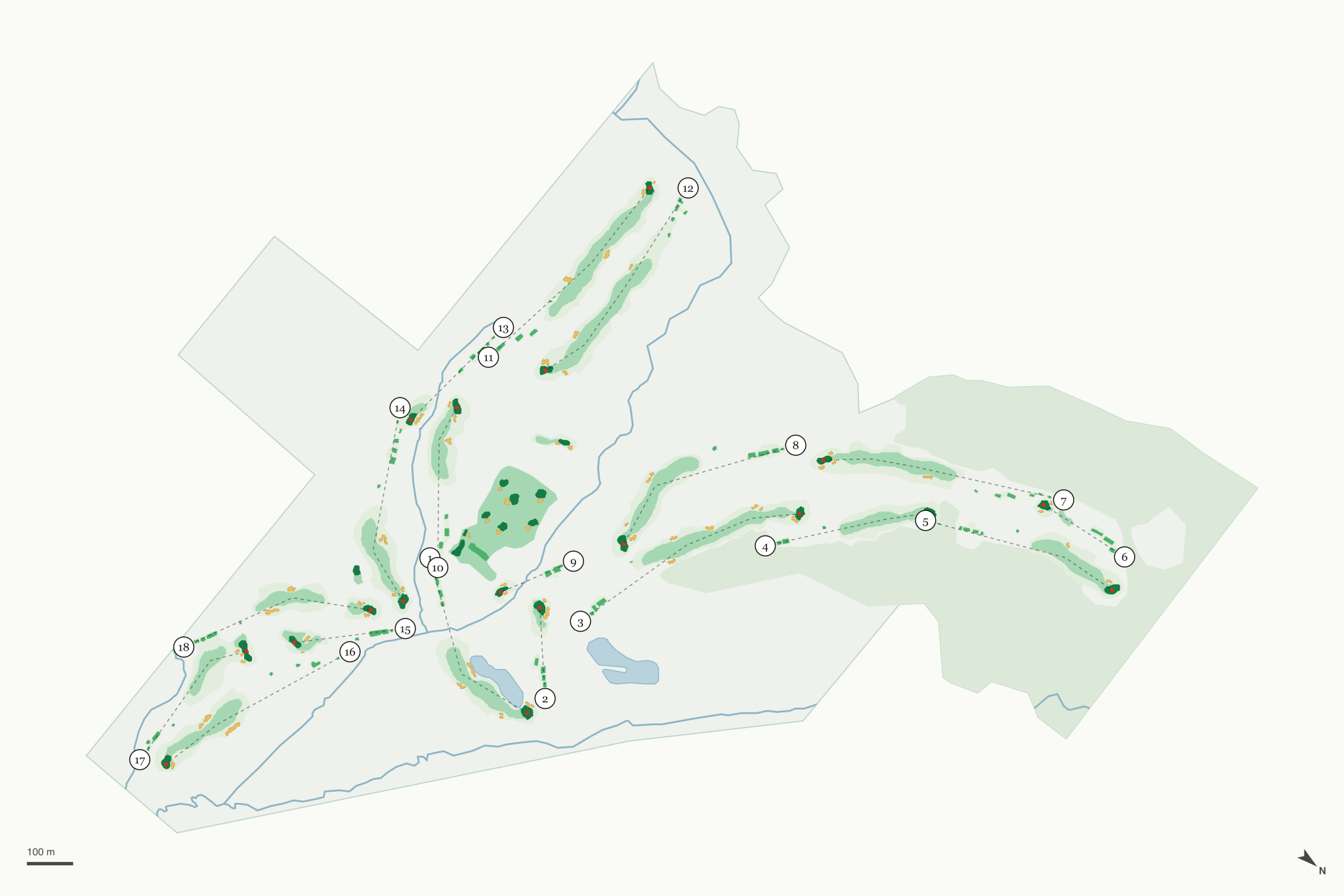 Map of Aldarra Golf Club